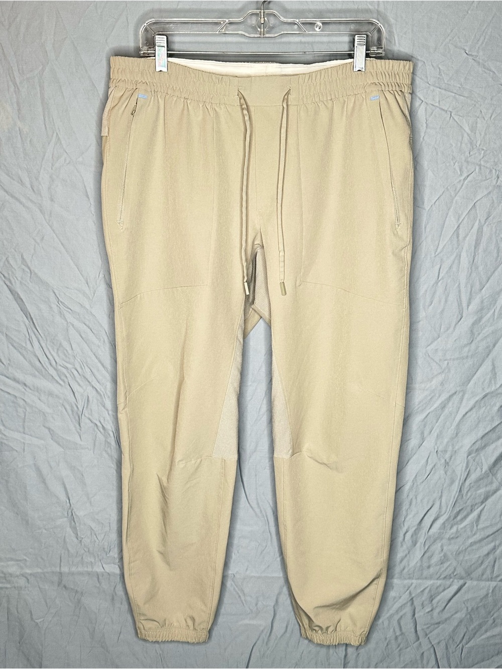 Lululemon Textured Tech Fleece Jogger Pants Cream Men’s XL Beige
